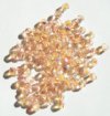 100 4mm Faceted Rosaline AB Firepolish Beads